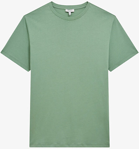 slids Bloodstained lovgivning Reiss Mens Frosty Green Bless Regular-fit Cotton-jersey T-shirt - ShopStyle  Long Sleeve Shirts