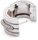 Thumbnail for your product : Roberto Coin 'Portofino' diamond 18k white gold hoop earrings