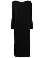 Thumbnail for your product : Harris Wharf London Crinkled Knit Long Dress