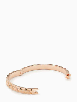 Kate Spade Heavy metals quilted bangle