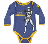 Thumbnail for your product : Fabric Flavours Stormtrooper bodygrow 0-18months