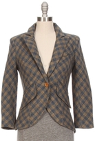 Thumbnail for your product : Smythe Check Linen Blazer