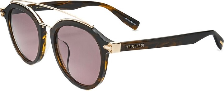Trussardi Unisex Str339f 0C00 52Mm Sunglasses