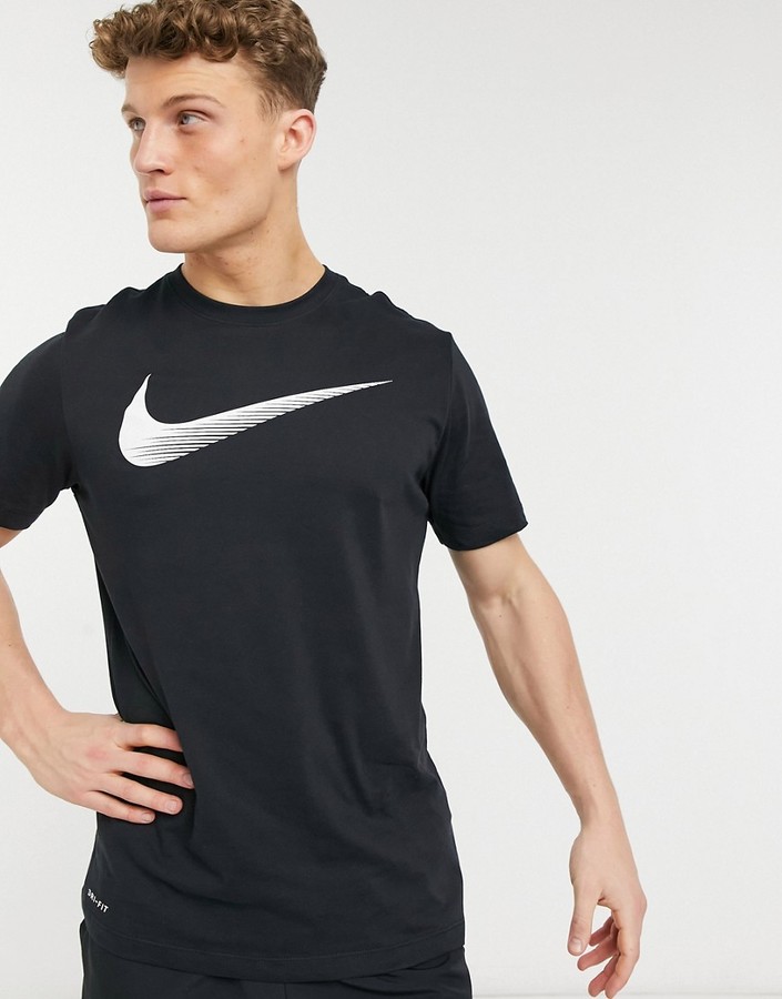 Nike Training 2 year Swoosh t-shirt in black - ShopStyle