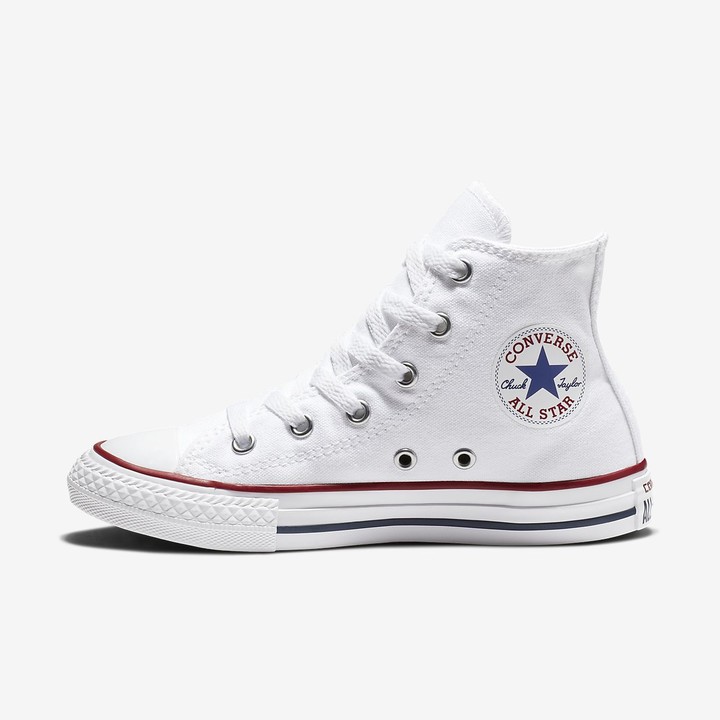 girls white high top sneakers