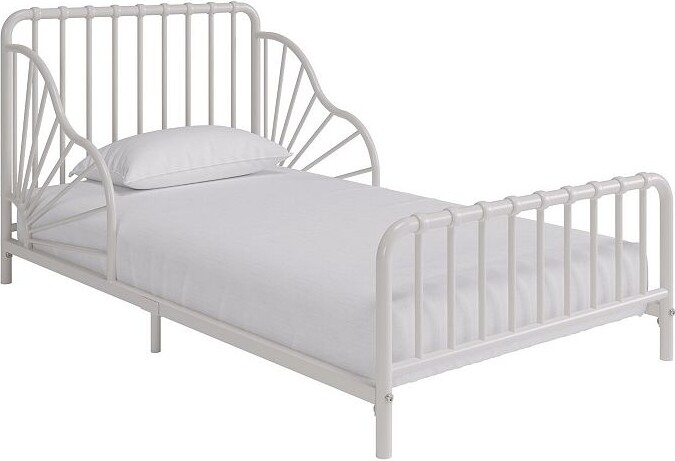 Little Seeds Quinn Whimsical Metal Toddler Bed