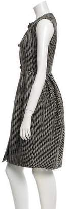 Martin Grant Wool Checkered Dress w/ Tags