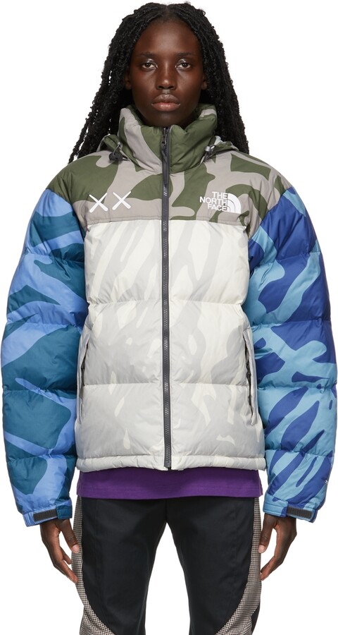The North Face Multicolor KAWS Edition Down Jacket - ShopStyle