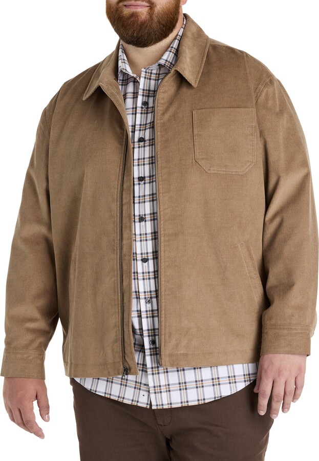 True Nation by DXL Big & Tall Corduroy Coat