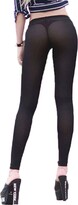 Thumbnail for your product : Lazutom Sexy Women See Through Long Skinny Tight Pencil Pants Sheer Trousers Elastic Leggings (Asian L