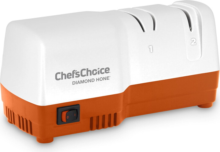 Chef's Choice Model D202 2-Stage Electric Knife Sharpener, in Orange (SHD202OR11)