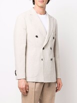 Thumbnail for your product : Peserico Fitted Double-Breasted Button Blazer
