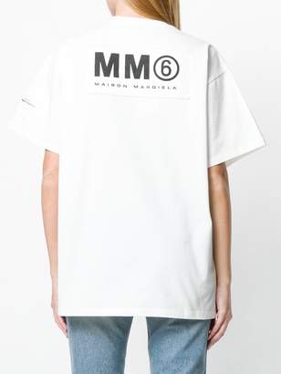 MM6 MAISON MARGIELA scribble patch T-shirt