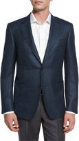 Thumbnail for your product : Canali Houndstooth Two-Button Sport Coat, Aqua/Navy