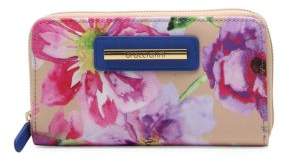 Braccialini Cristina Floral Zip-Around Wallet
