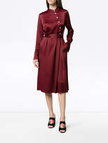 Thumbnail for your product : Osman Off centre button-up dress