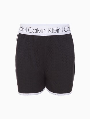 Calvin Klein Girls Performance Repeating Logo Mesh Shorts - ShopStyle