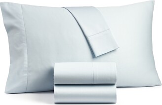Charter Club Damask Solid 550 Thread Count 100% Cotton 4-Pc. Sheet Set, Queen, Created for Macy's Bedding
