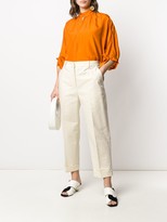 Thumbnail for your product : Christian Wijnants Front Pleated Cropped Trousers