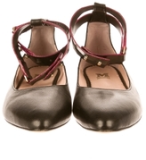 Thumbnail for your product : M Missoni Leather Flats