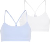 Thumbnail for your product : New Look Girls 2 Pack and Lace Trim Crop Tops
