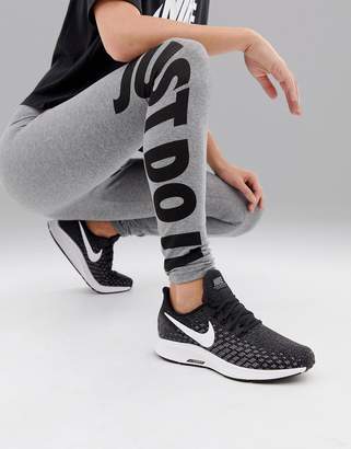 Nike Running Air Zoom Pegasus Sneakers In Black And White