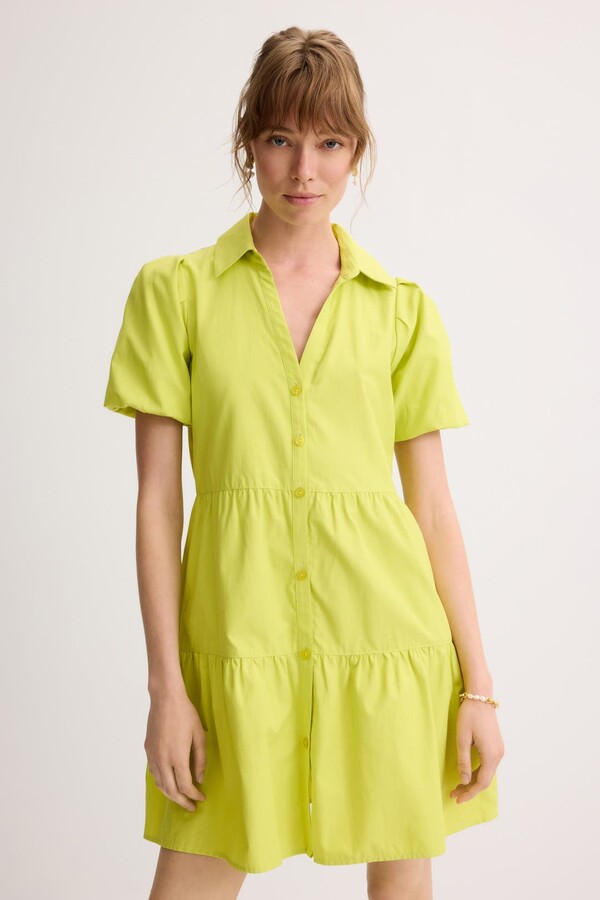Brochu Walker Havana Mini Dress Yellow