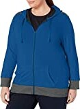 Just My Size Women's Plus-Size Active French Terry Full-Zip Hoodie