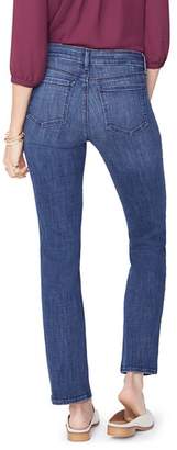 NYDJ Marilyn Straight-Leg Jeans in Lupine