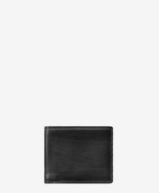 GiGi New York Bi-Fold Wallet Black Vachetta Leather