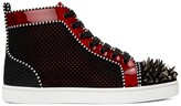 Thumbnail for your product : Christian Louboutin Black Lou Pik Pik Orlato High Sneakers
