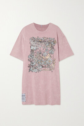 MCQ - Grow Up Oversized Printed Cotton-jersey T-shirt - Pink
