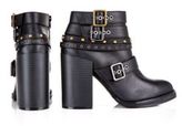 Thumbnail for your product : New Look Tan Studded Strappy Cupped Heel Ankle Boots