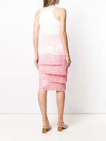 Thumbnail for your product : Norma Kamali Fringed Skirt