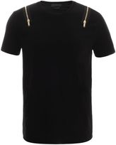 Thumbnail for your product : Alexander McQueen Zip Shoulder Detail T-Shirt