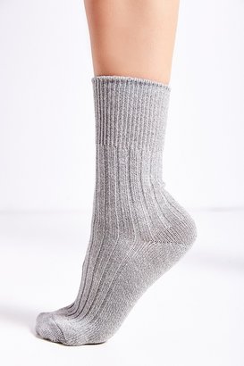 Urban Outfitters Short Rib Slouchy Crew Sock