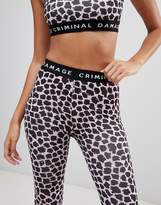 Thumbnail for your product : Criminal Damage Leggings With Logo Banding