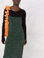 Thumbnail for your product : Ganni Floral Lace-Hem Cami Dress