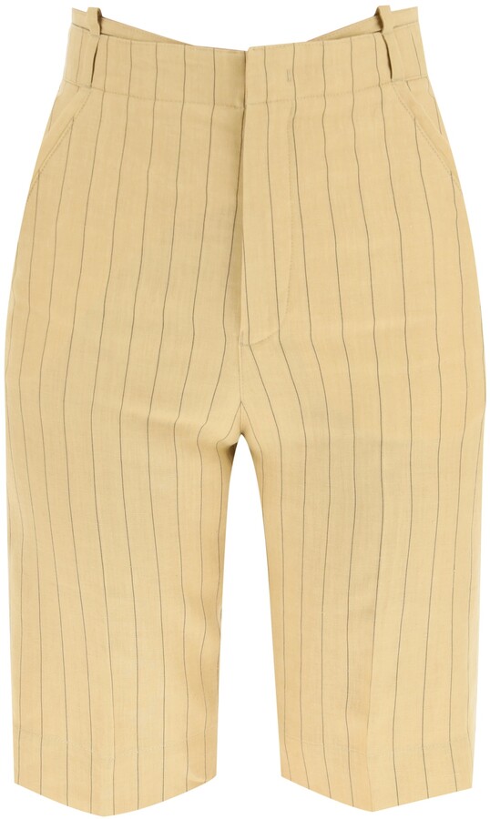 jacquemus orange shorts