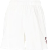 Thumbnail for your product : Les Girls Les Boys Embroidered-Logo Track Shorts