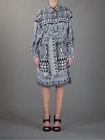 Thumbnail for your product : Gianfranco Ferre Vintage patterned silk blend dress