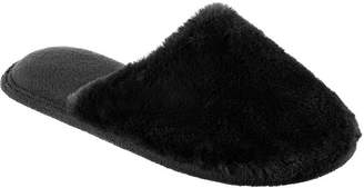 Isotoner Faux Fur Womens Clog Slippers