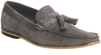 Ask the Missus Approval Loafers Grey Suede