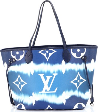 Tote Louis Vuitton Blue in Plastic - 34928255