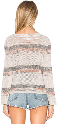 Autumn Cashmere Chevron Crop Sweater