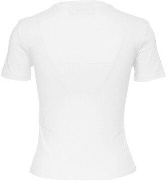 Chiara Ferragni Women's White Other Materials T-Shirt