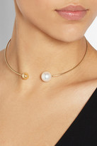 Thumbnail for your product : Hampton Sun Sophie Bille Brahe Deesse 14-karat gold pearl necklace