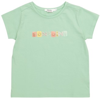 Bonpoint Printed cotton jersey T-shirt
