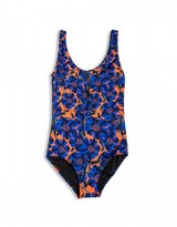 Thumbnail for your product : Cynthia Rowley Scuba Zip Front One Piece