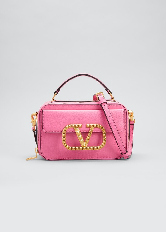 Valentino Garavani Alcove Rockstud VLOGO Leather Crossbody Bag ShopStyle